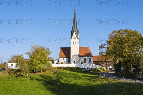 Church of St. Peter and Paul in Kirchbichl near Bad Tolz