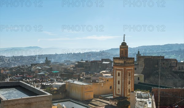 View of the old town of Fez