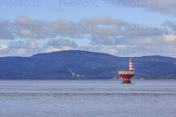 Lighthouse Phare du Haut-Fond Prince in Saint Lawrence River