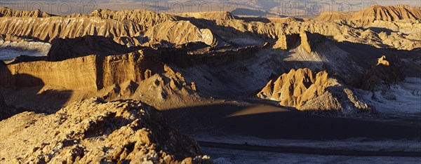 Rock erosion in the Valley of the Moon