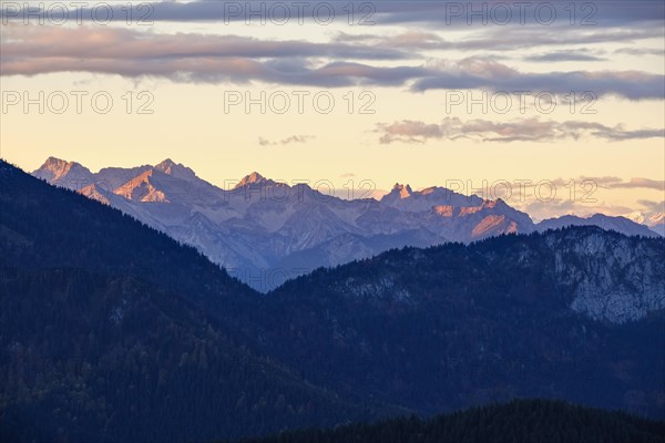 Karwendel Mountains with Hochkarspitze