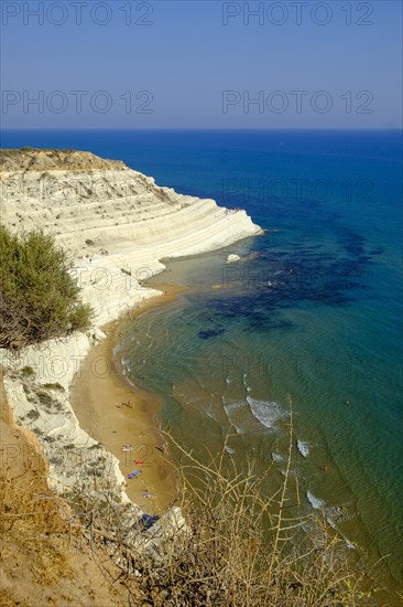 Rocky coast of Scala dei Turchi