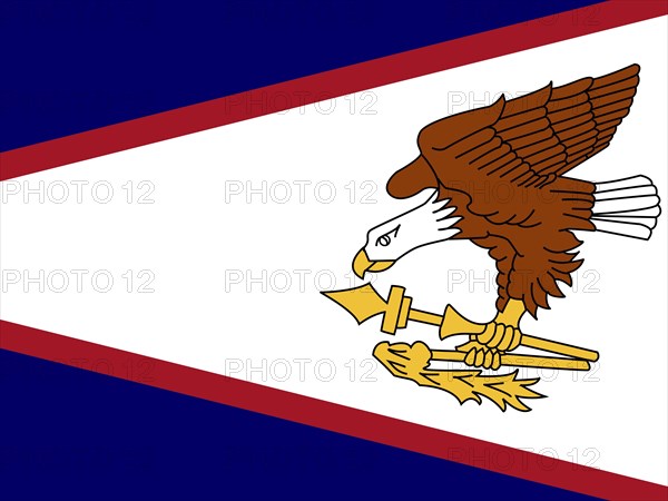 Official national flag of American Samoa