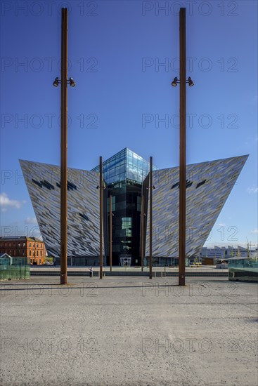 The Titanic Museum on the site of the former Harland & Wolff shipyard in the Titanic Quarter