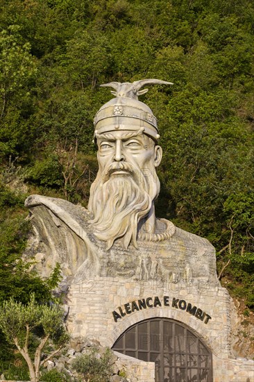 Skanderbeg Monument in Rozafa