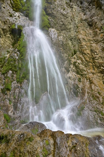 Waterfall at the entrance to Oberautal