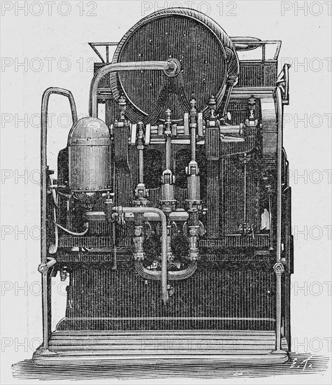 Electric material of the Paris Firemen