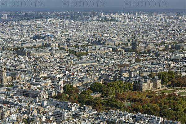 City view with Jardin du Luxembourg