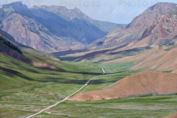 Road to Song Kol Lake