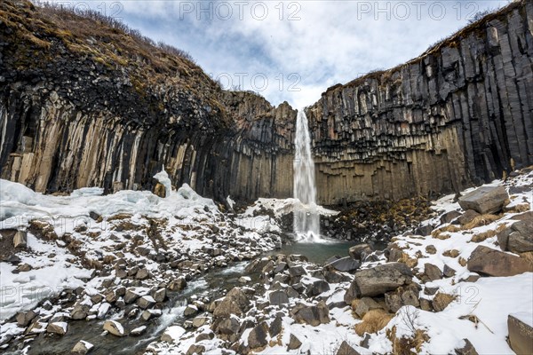 Svartifoss Waterfall