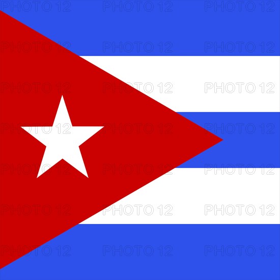 Official national flag of Cuba