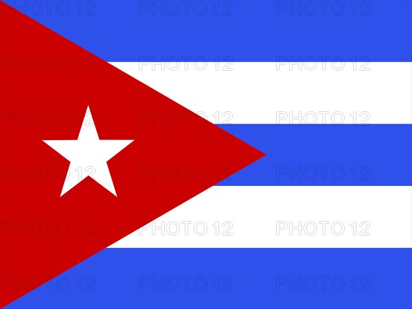 Official national flag of Cuba