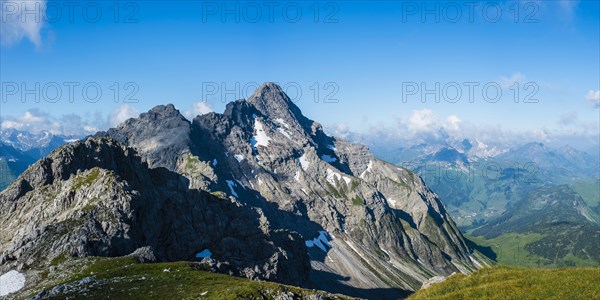 Mountain panorama from the Hochrappenkopf