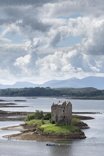 Castle Stalker in Loch Laich