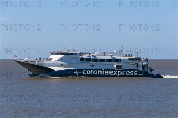 Ferry on the Rio de la Plata between Buenos Aires