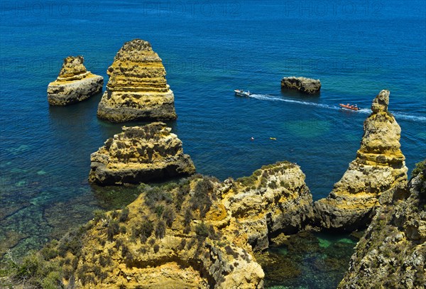 Rock formations at Camilo beach