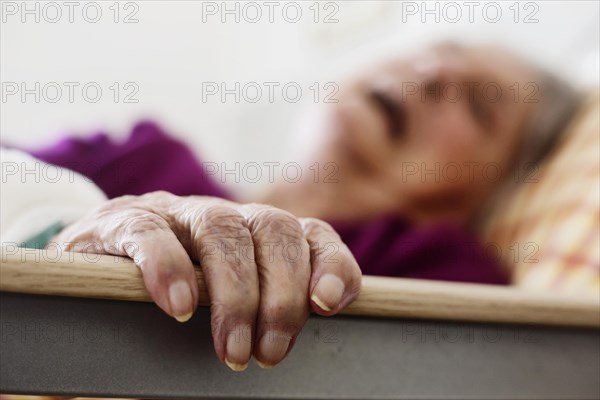 Senior on her deathbed