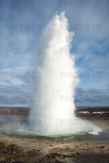 Eruption of Geysir Strokkur