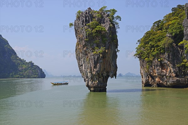 Striking rock formation on Khao Phing Kan Island