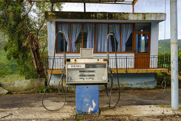 German Diesel petrol pump