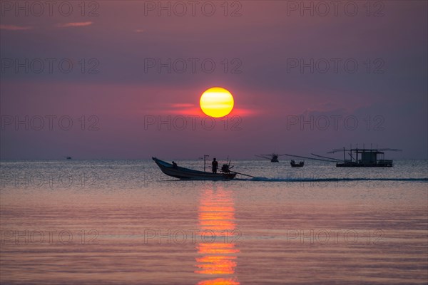 Sunset at sea