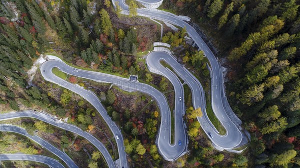 Serpentines at the Maloja Pass