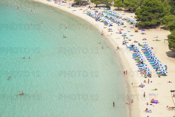 Bathers at Cala Galdana