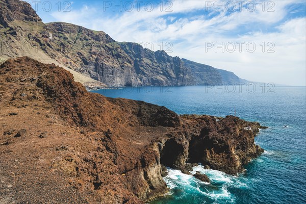 Rocky coast with turquoise sea