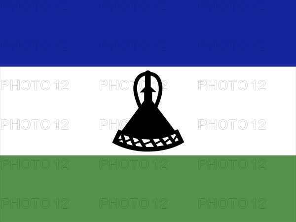 Official national flag of Lesotho