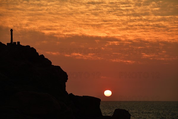 Diaz Cross at sunset