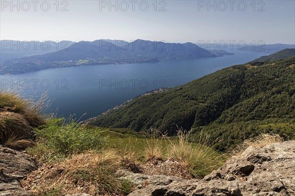 View from Monte Morissolo on Lago Maggiore