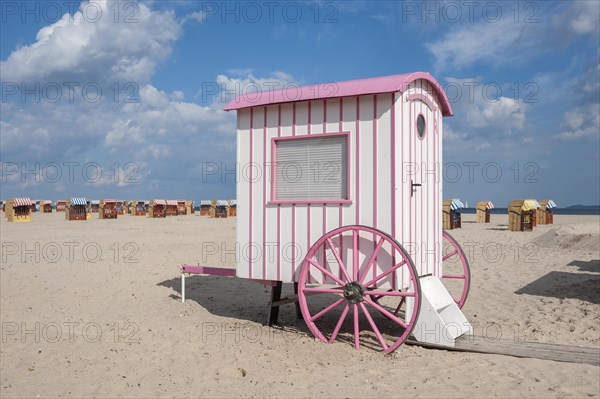 Historic bathing cart