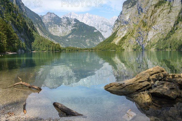 Water reflection on Lake Obersee