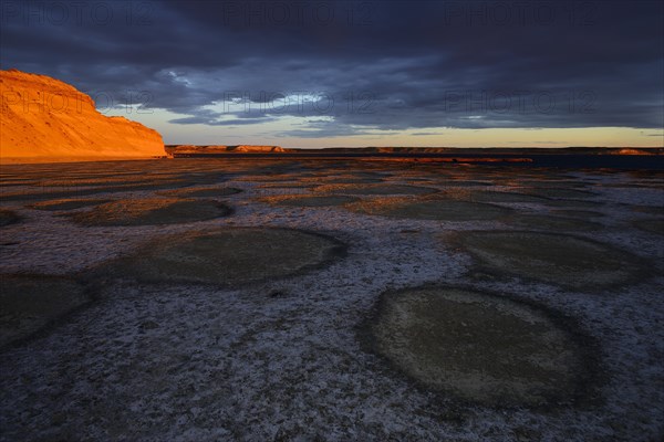 Dusk with clouds at Punta Pardelas