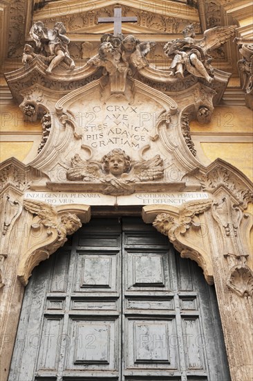 Entrance portal of the Church of Santa Maria Maddalena