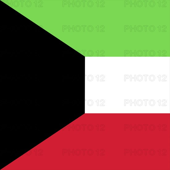 Official national flag of Kuwait