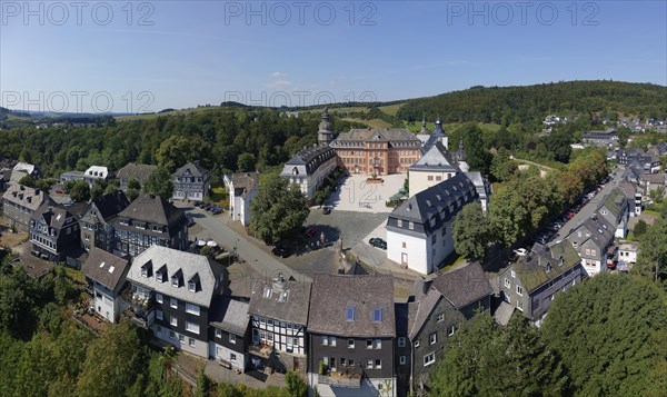 Old town with Berleburg Castle