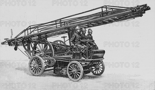 Electric material of the Paris Firemen