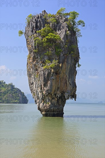 Striking rock formation on Khao Phing Kan Island