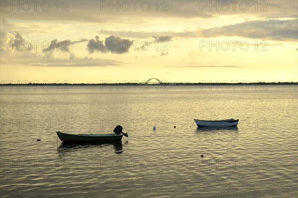 Baltic Sea wth boats