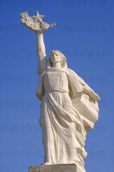 Monument to Mother Albania at the Martyrs' Cemetery