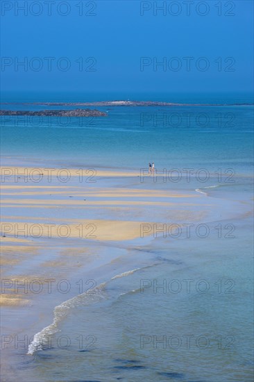 Turquoise water and sandy beach