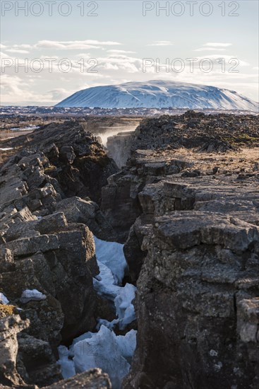 Continental rift between North American and Eurasian Plate