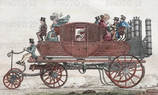 Gurney's steam coach