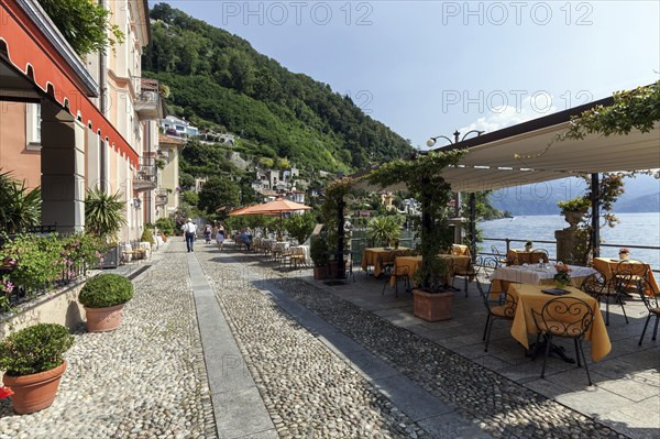 Waterfront with restaurants