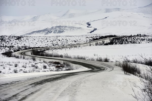 Dempster Highway in winter