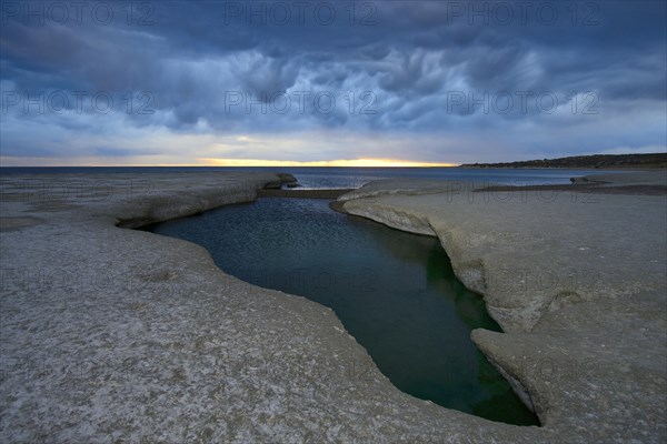 Dusk with clouds at Punta Pardelas