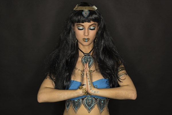 Young Woman as Cleopatra