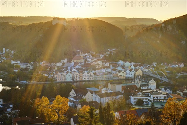 Riedenburg in the evening light