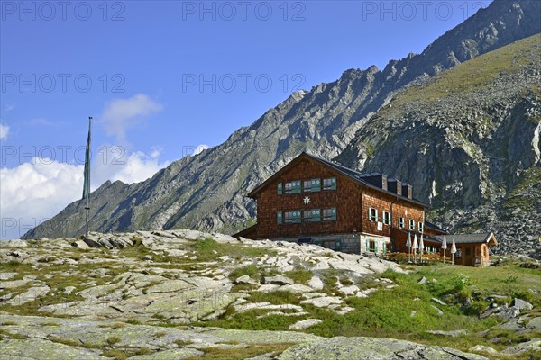 Zittauer Hutte at Upper Wildgerlossee